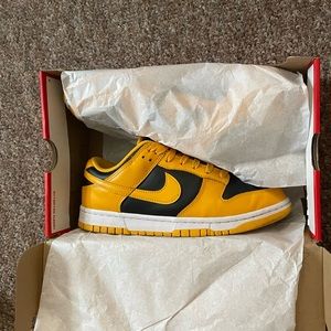 Goldenrod Nike Dunks